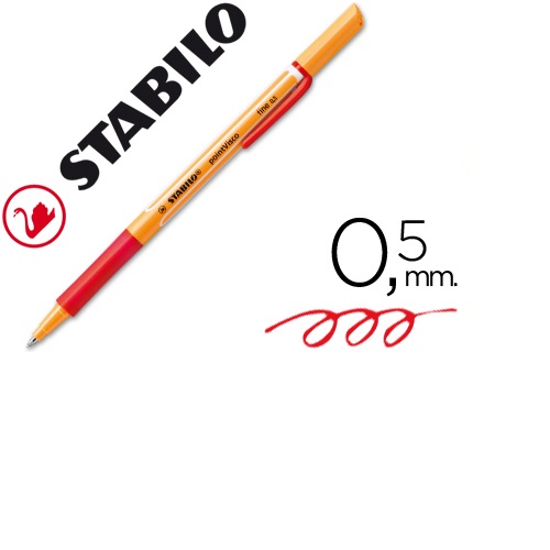 Marcador Roller Visco, Vermelho
