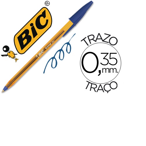 Esferográfica Bic Cristal, Azul