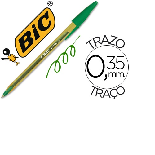 Esferográfica Bic Cristal, Verde