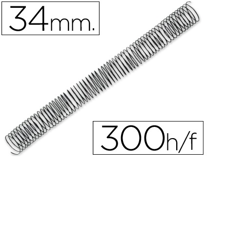 Espiral metálica para encadernadoras