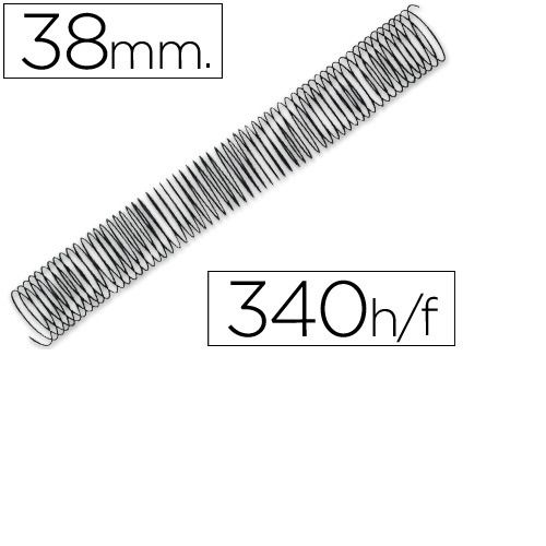 Espiral metálica para encadernadoras