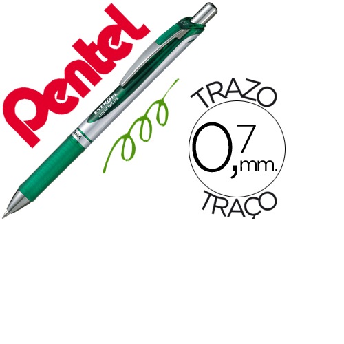 Roller BL77 Energel retrátil, Verde