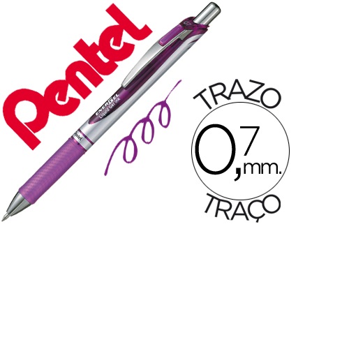 Roller BL77 Energel retrátil, Violeta
