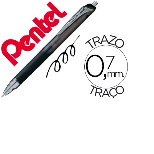 Roller KL257 Hyperg retrátil, Preto