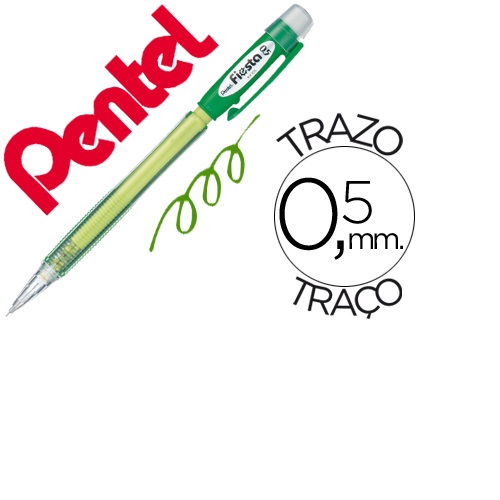 Lapiseira AX105 e AX107 Fiesta, Verde, 0,5 mm