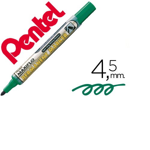 Marcador NLF50 Maxiflo permanente, Verde