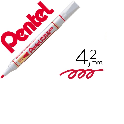 Marcador MW85 quadro branco, Vermelho