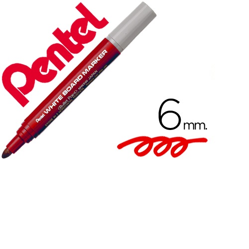 Marcador MW5W quadro branco, Vermelho