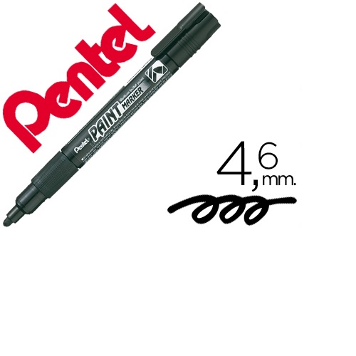 Marcador MMP20 Paint vidro e plástico, Preto