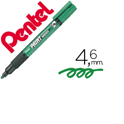 Marcador MMP20 Paint vidro e plástico, Verde