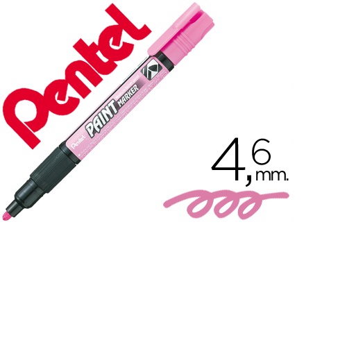 Marcador MMP20 Paint vidro e plástico, Rosa