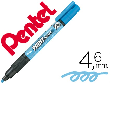 Marcador MMP20 Paint vidro e plástico, Azul celeste