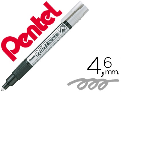 Marcador MMP20 Paint vidro e plástico, Prata
