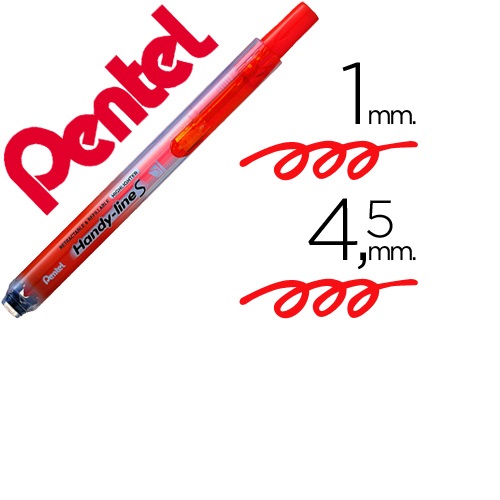 Marcador SXS15 fluorescente retrátil, Laranja
