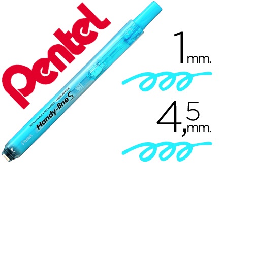 Marcador SXS15 fluorescente retrátil, Azul