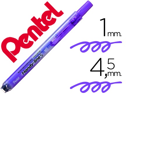 Marcador SXS15 fluorescente retrátil, Violeta