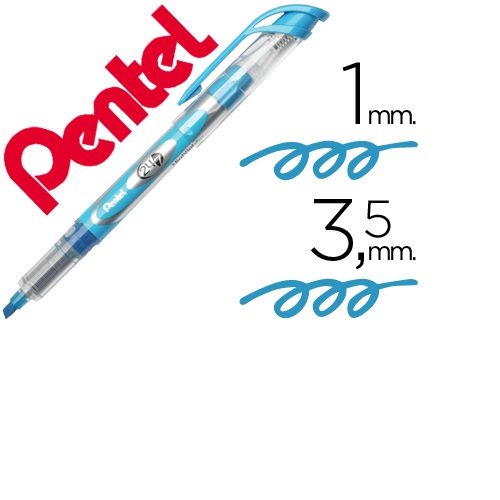 Marcador SL12 fluorescente, Azul