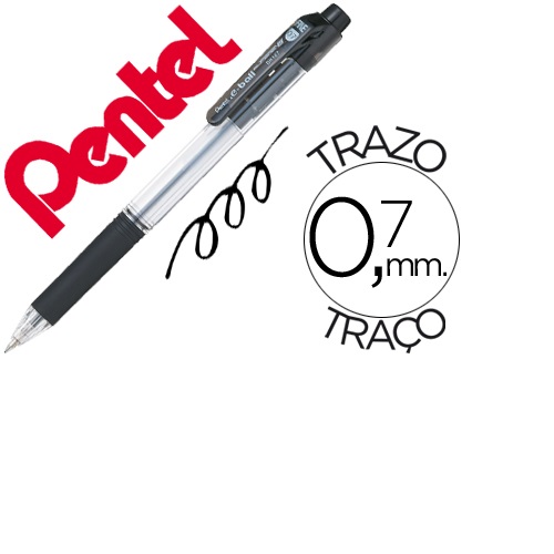 Esferográfica BK127 retrátil, Preto