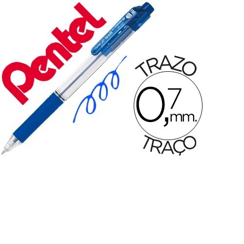 Esferográfica BK127 retrátil, Azul