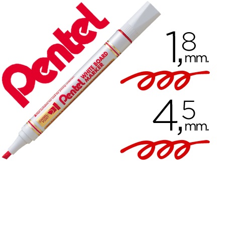 Marcador MW86 quadro branco, Vermelho