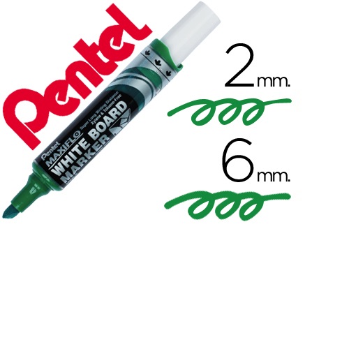 Marcador MWL6 Maxiflo quadro branco, Verde