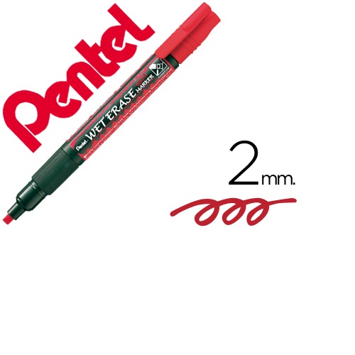 Marcador à base de água SMW26, Vermelho