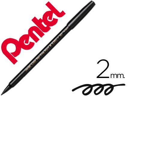 Marcador de feltro S360, Preto