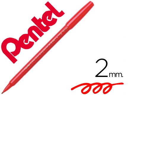 Marcador de feltro S360, Vermelho