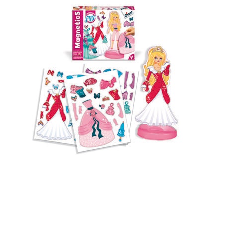 Jogo Magnético vestidos de princesa