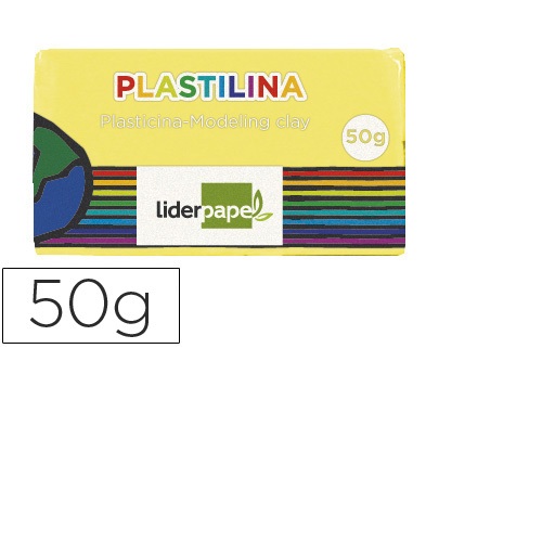 Plasticina 50 gr, Amarelo claro