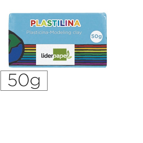 Plasticina 50 gr, Azul claro
