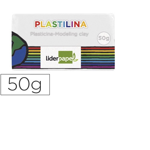 Plasticina 50 gr, Branco