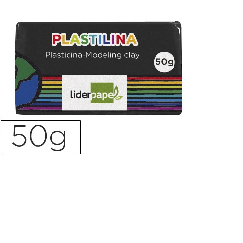 Plasticina 50 gr, Preto