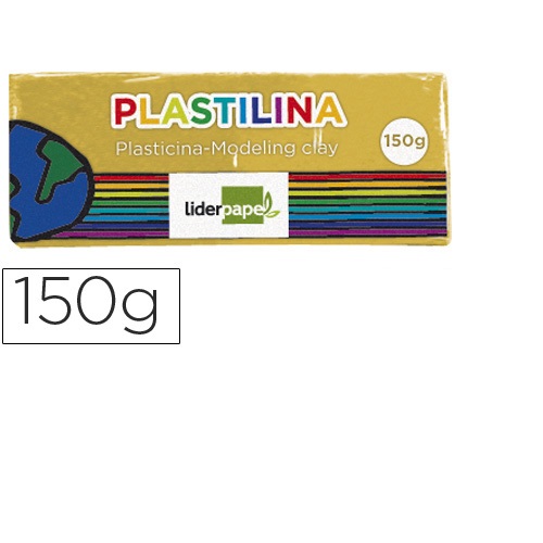 Plasticina 150 gr. Amarelo escuro