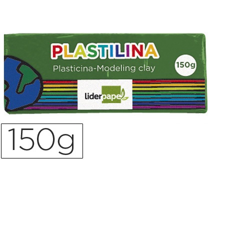 Plasticina 150 gr. Verde escuro