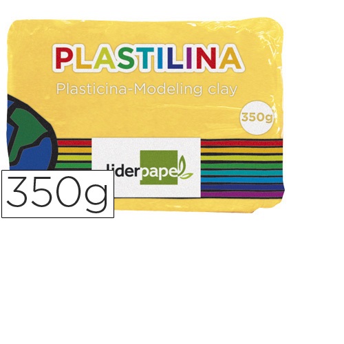 Plasticina 350 gr. Amarelo claro