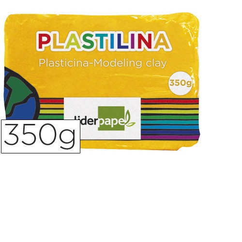 Plasticina 350 gr. Amarelo escuro