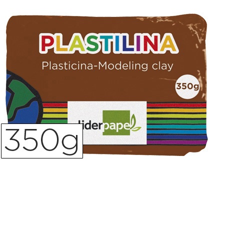 Plasticina 350 gr. Castanho