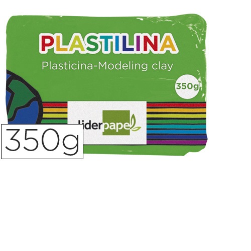 Plasticina 350 gr. Verde claro