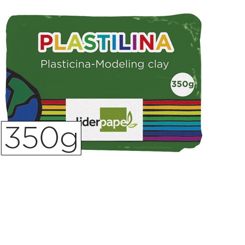 Plasticina 350 gr. Verde escuro
