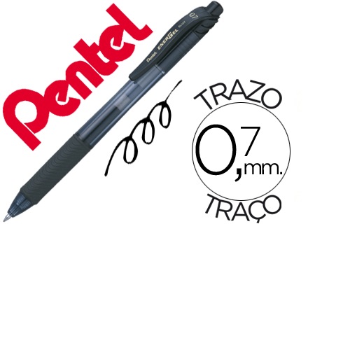 Roller BL107 retrátil, Preto
