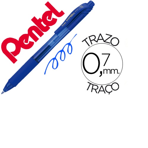 Roller BL107 retrátil, Azul