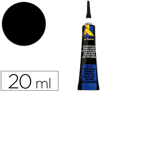 Pintura para contorno e relevo, Preto