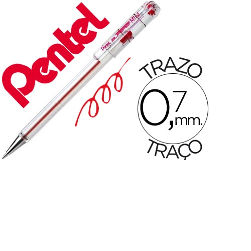 Esferográfica BK77 mini, Vermelho