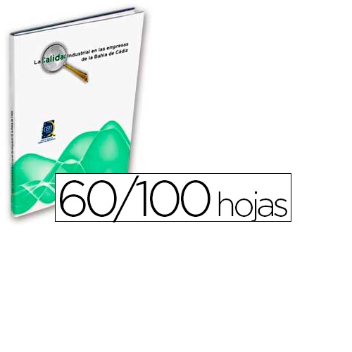 Capa de encadernação dura com janela personalizável BINDO!