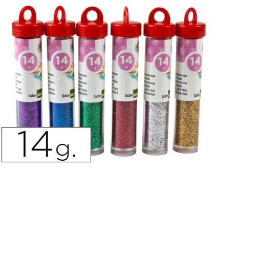Purpurina, Metalizada: Azul, Vermelho. Ouro