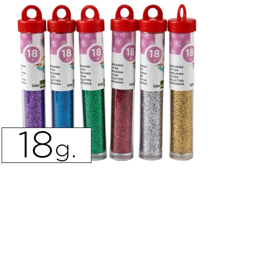 Purpurina, Metalizada: Azul, Vermelho, Ouro