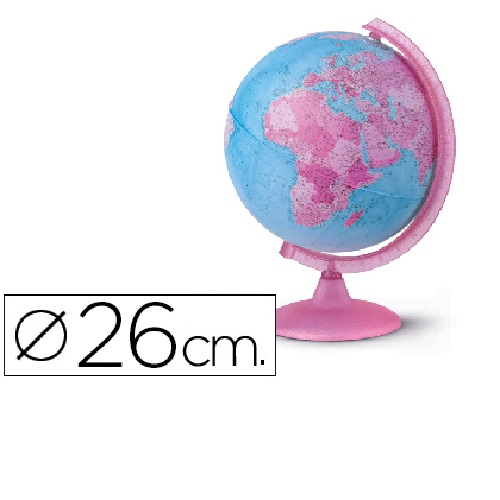 Globo com luz, Rosa/Azul