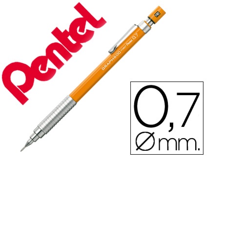 Lapiseira PG 600 profissional, Laranja, 0,7 mm