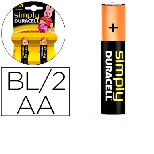 Pilha alcalina Simply